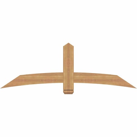 Ekena Millwork Bellingham Timber Gable Bracket, Western Red Cedar, 72"W x 24"H x 1 1/2"D x 5 1/2"F, 8/12 Pitch GBW072X24X0206BEL00SWR